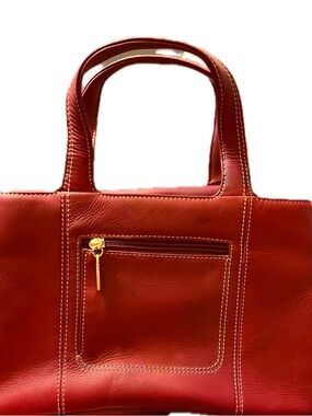 Sonoma Burgundy Leather Satchel